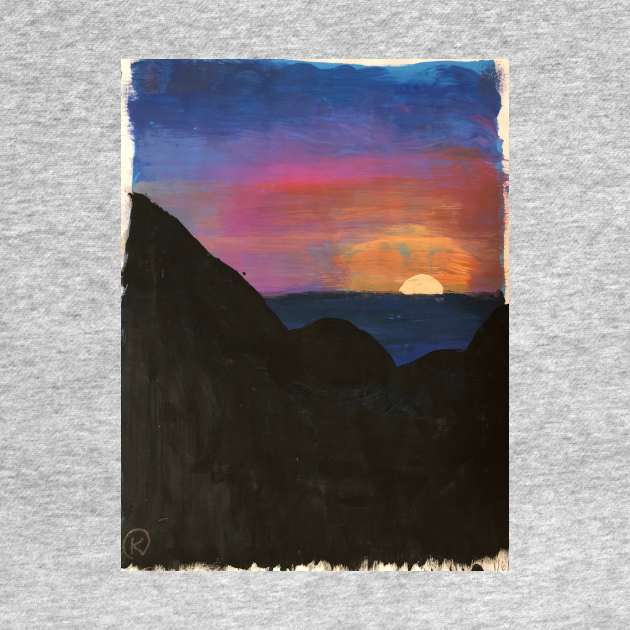 Sunset Painted by Kbpaintingprints